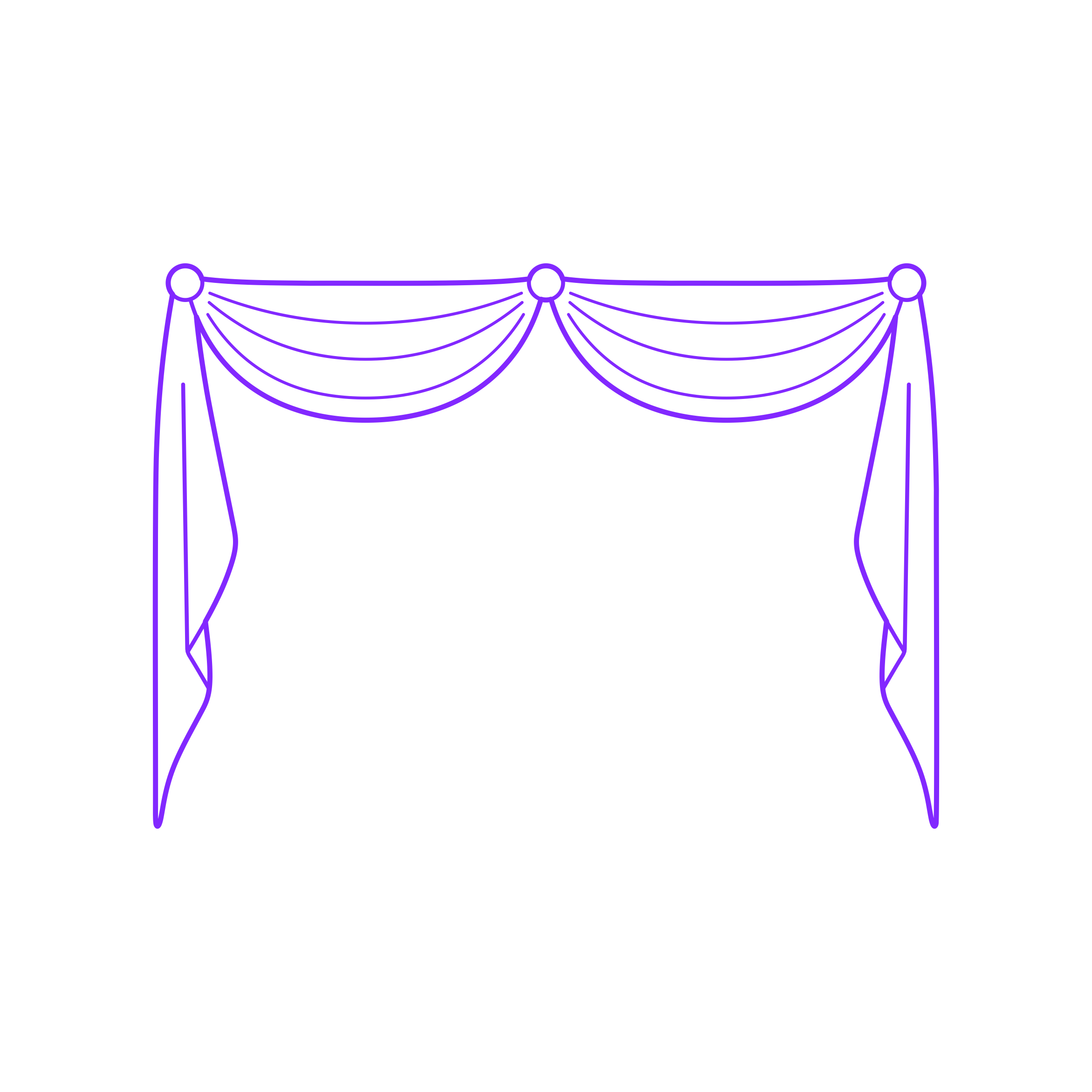 Buildings Window Curtains Swag Fishtail Double Drawing Svg Vector Free Vectors